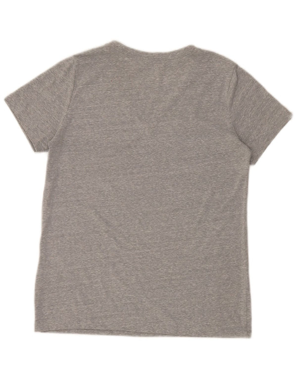 Converse Womens Classic Fit T-Shirt Top UK 10 Small Grau meliert