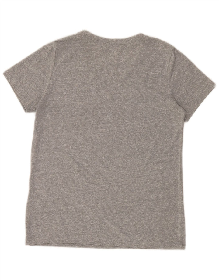 Converse Womens Classic Fit T-Shirt Top UK 10 Small Grau meliert