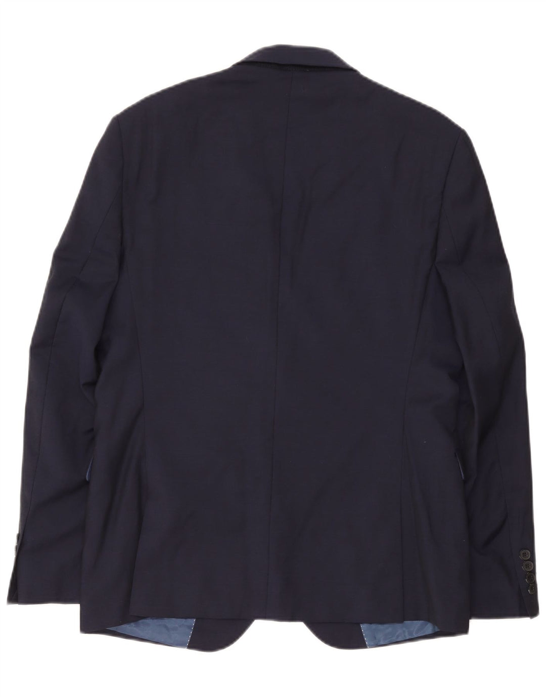 Dkny Herren 2-Knopf-Blazerjacke IT 52 XL Marineblaue Wolle