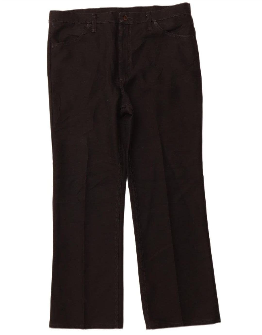 Wrangler Herren gerade Freizeithose W38 L30 Schwarz Polyester