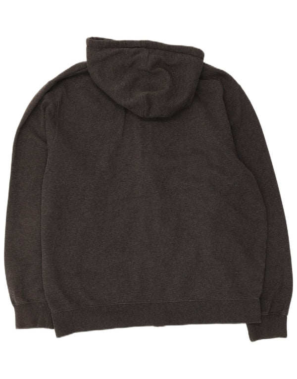 Fila Damen Zip Hoodie Pullover UK 18 XL Grau Baumwolle