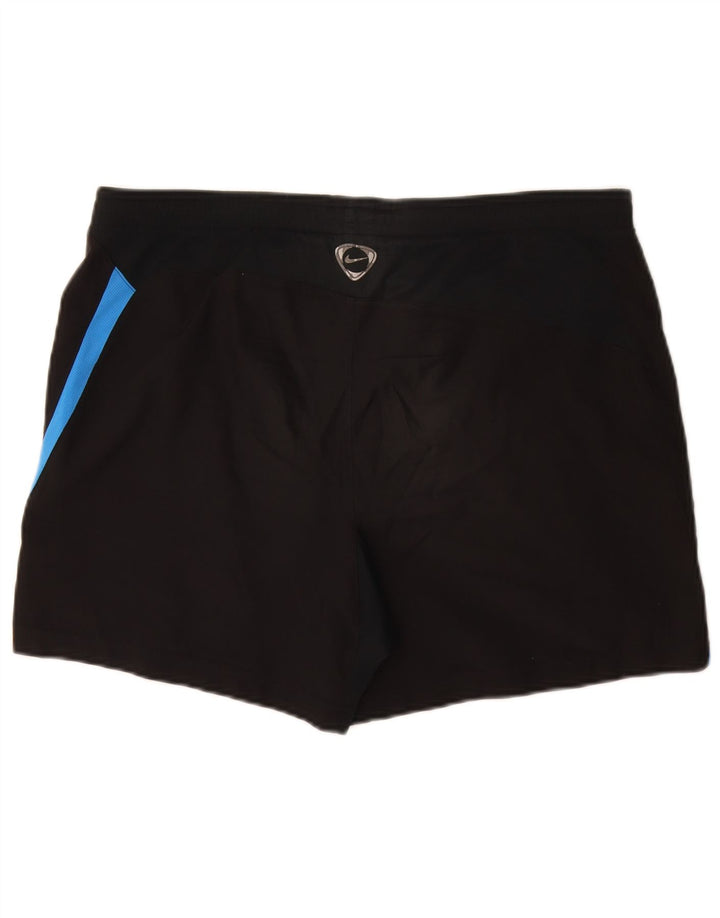 Nike Sportshorts für Jungen, 13–14 Jahre, XL, schwarzes Colourblock-Polyester