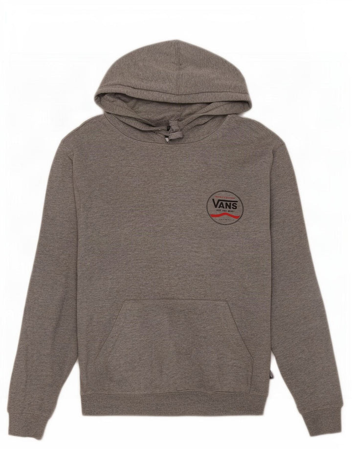 Vans Herren Graphic Hoodie Pullover Small Grau meliert