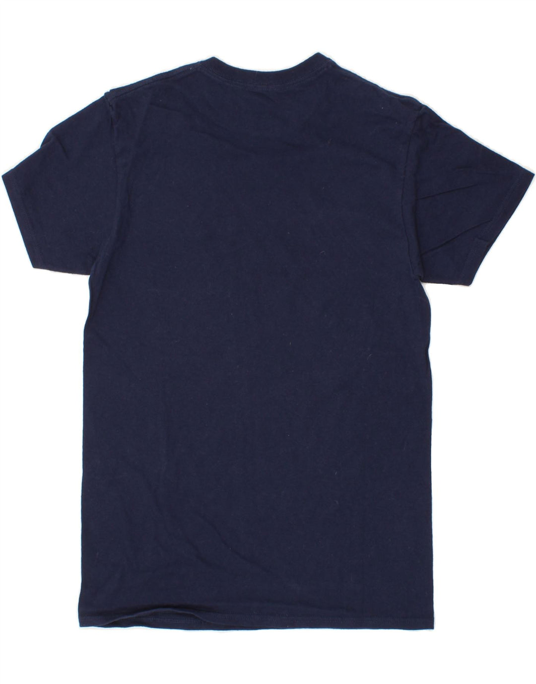 VINTAGE Mens Graphic T-Shirt Top Small Navy Blue Cotton Vintage Vintage and Second-Hand Vintage from Messina Hembry 