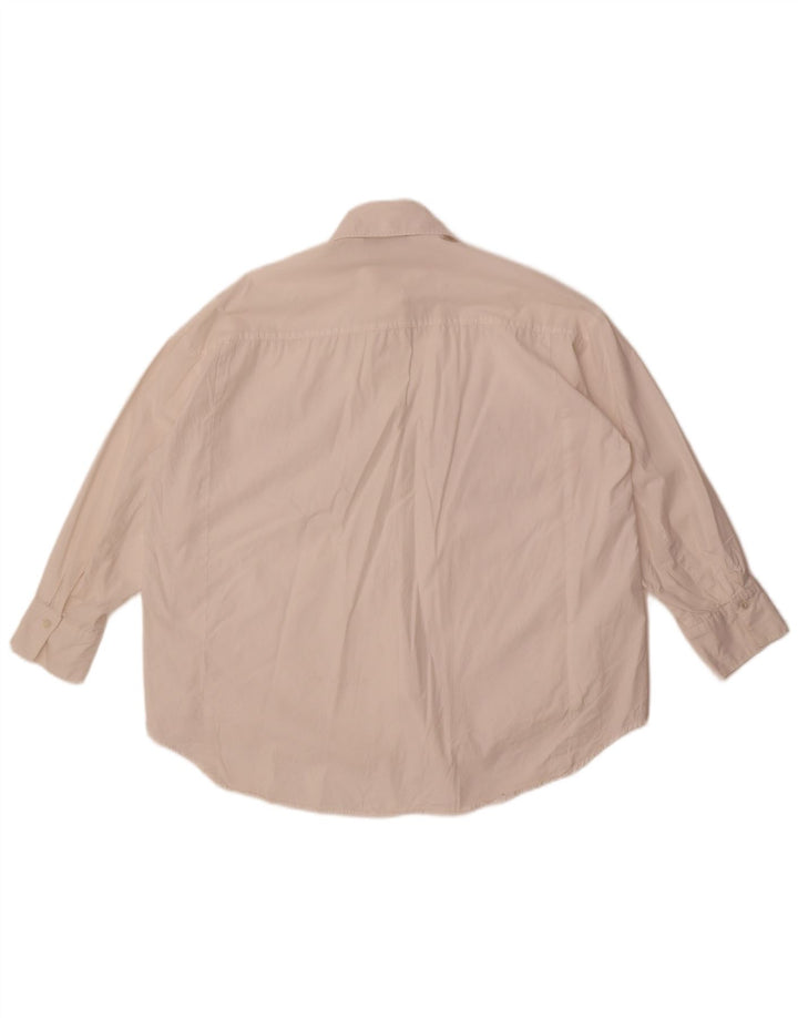 Zara Damen Übergroße Hemdbluse UK 6 XS Weiß