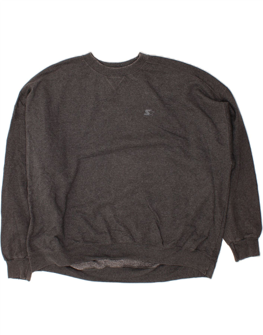 STARTER Mens Sweatshirt Jumper 3XL Grey Vintage Starter and Second-Hand Starter from Messina Hembry 