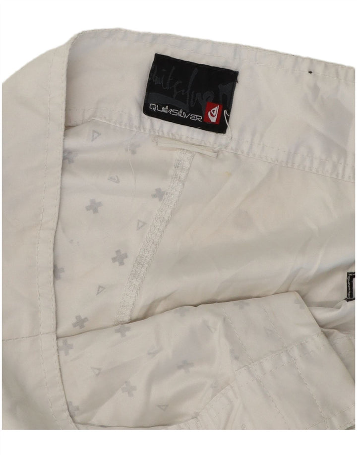 Quiksilver Herren-Badeshorts in mittelgrünem Farbblockdesign