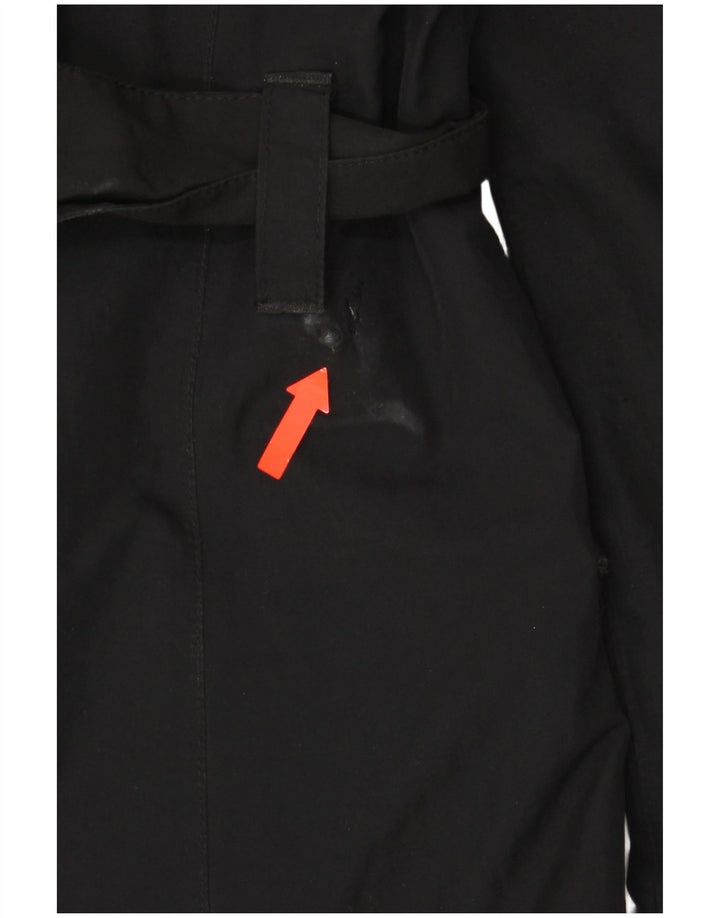 The North Face Damen-Trenchcoat mit Kapuze, UK 14, Mittelschwarz, Polyester