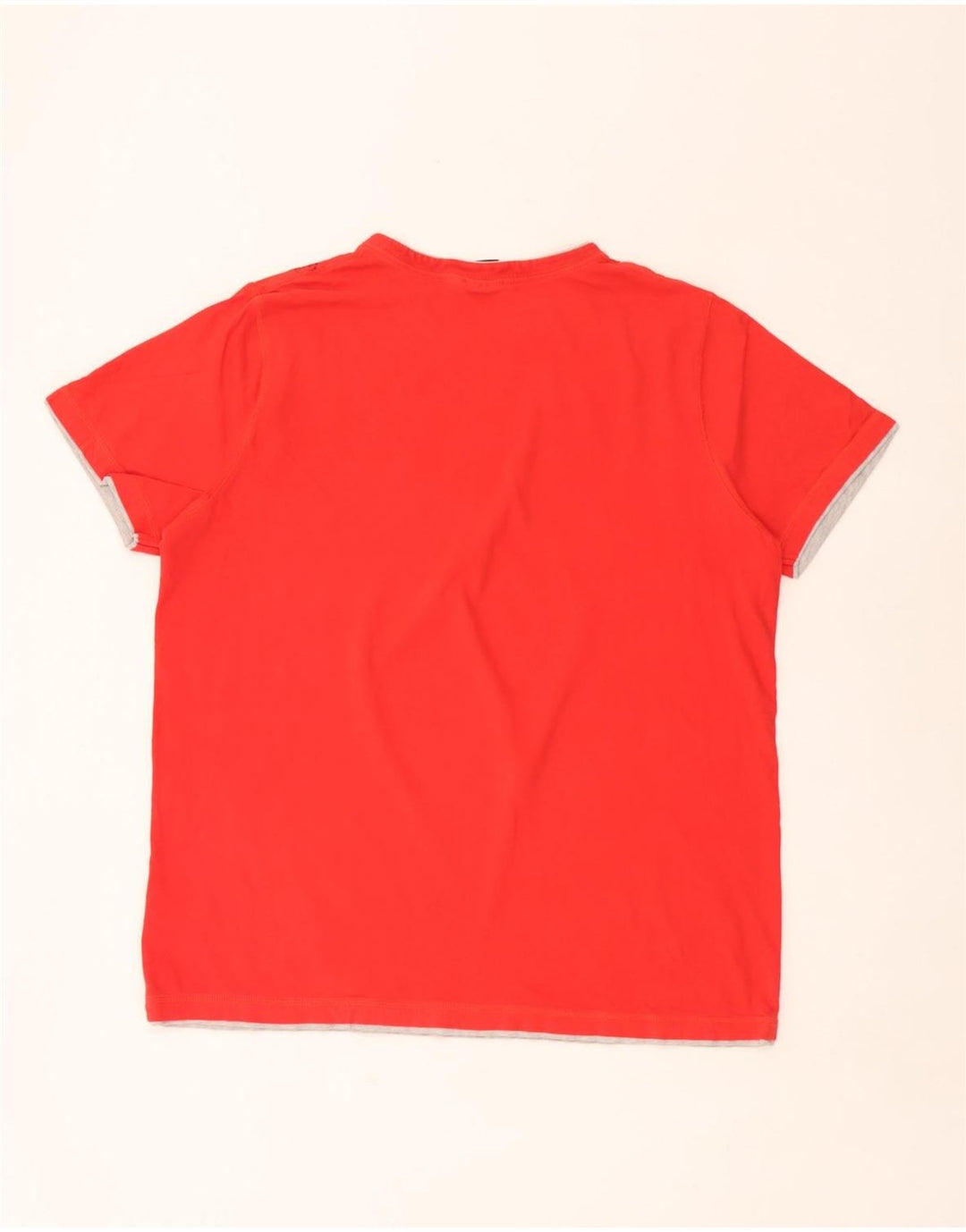Animal Herren Grafik-T-Shirt-Oberteil XL aus roter Baumwolle