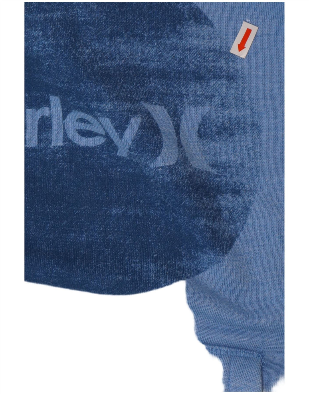 HURLEY Damen-Kapuzenpullover mit Grafik, UK 14, Mittelblau