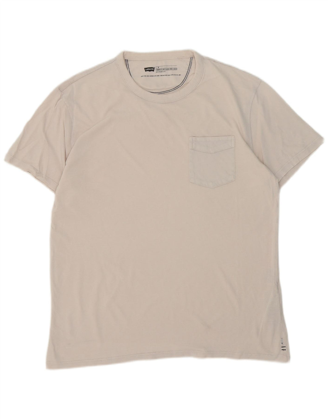 Levi's Herren-T-Shirt mit Standard-Passform, groß, beige, Baumwolle