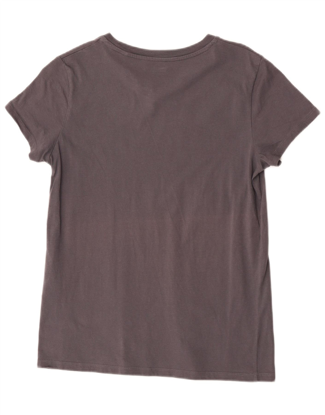 Levi's Womens Graphic T-Shirt Top UK 12 Mittelgraue Baumwolle