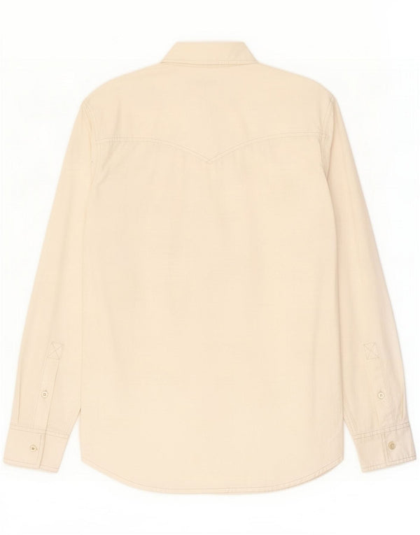 Levi's Herrenhemd Large Off White Cotton