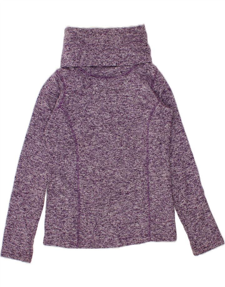 MOUNTAIN WAREHOUSE Womens Sweatshirt Jumper UK 12 Medium Purple Flecked Vintage Mountain Warehouse and Second-Hand Mountain Warehouse from Messina Hembry 