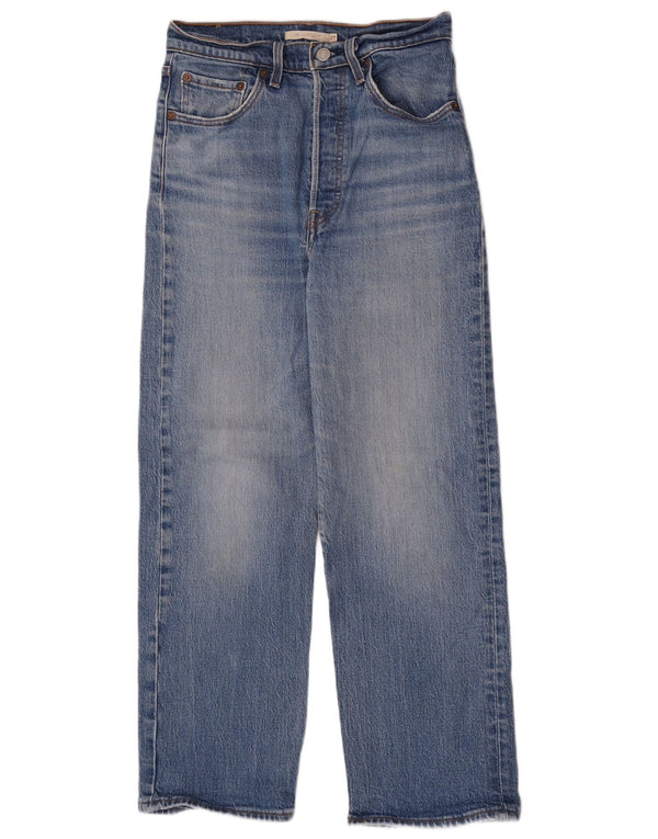 Levi's Damen-Jeans mit hoher Taille, gerade, W27, L27, blaue Baumwolle