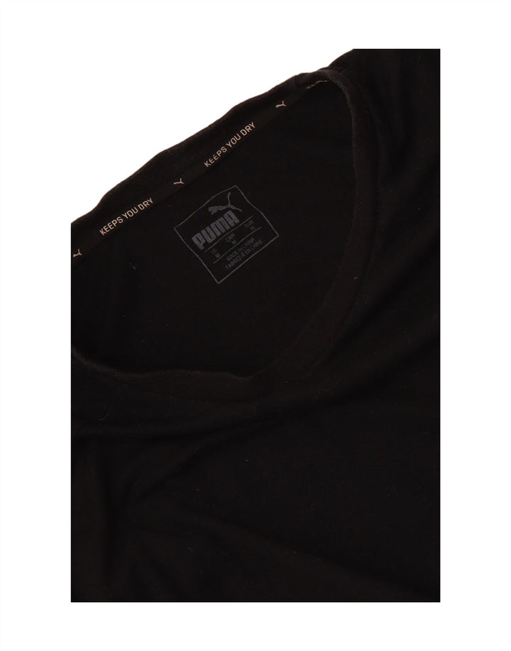 Puma Herren Lash T-Shirt Top Medium Schwarz