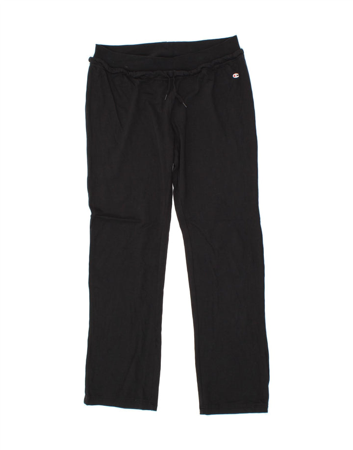 CHAMPION Womens Heritage Classics Tracksuit Trousers UK 14 Large  Black Vintage Champion and Second-Hand Champion from Messina Hembry 