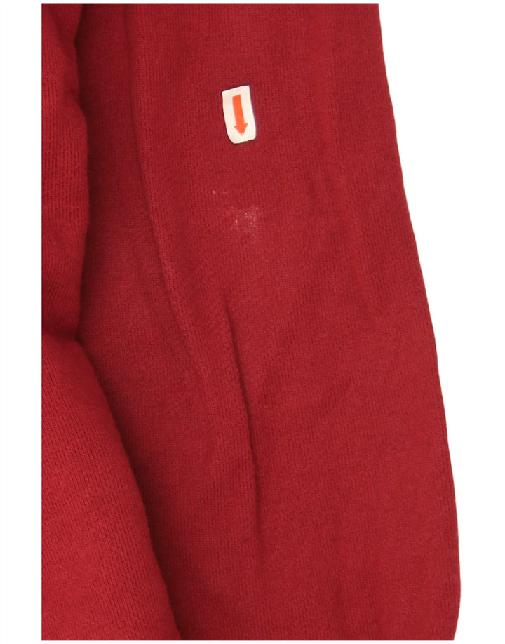 Nike Herren-Sweatshirt mit Grafik, Größe S, Burgunderrot, Baumwolle