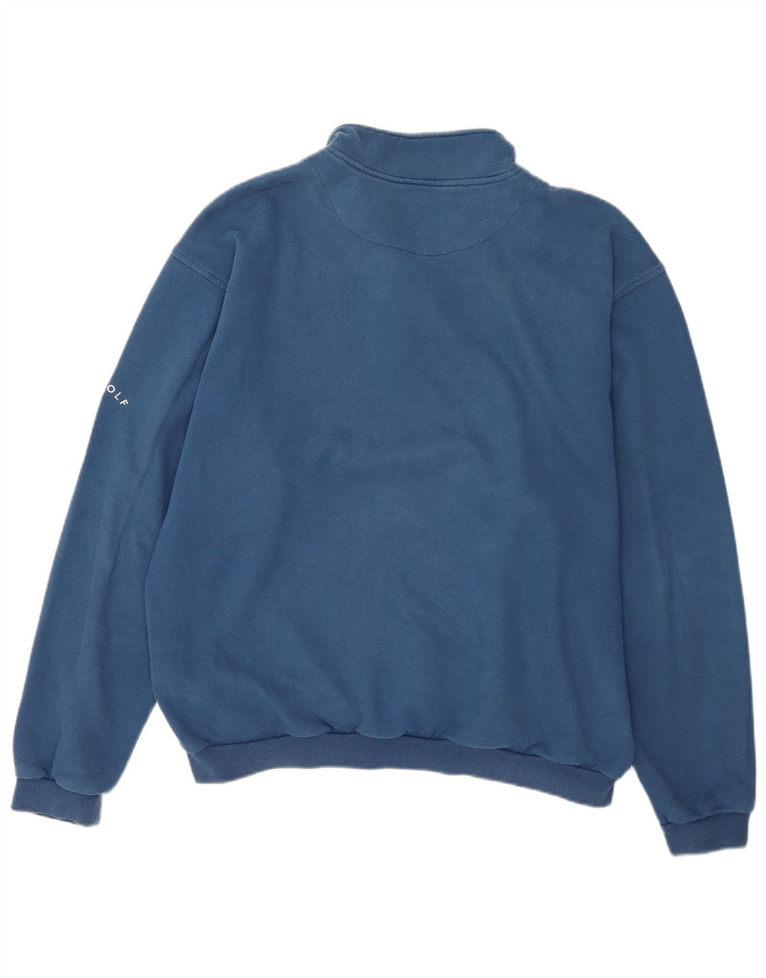 Nike Herren-Sweatshirt mit Reißverschluss, XL, blaue Baumwolle