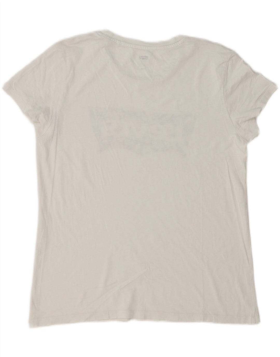 Levi's Damen Grafik-T-Shirt-Oberteil UK 16 Large Weiß