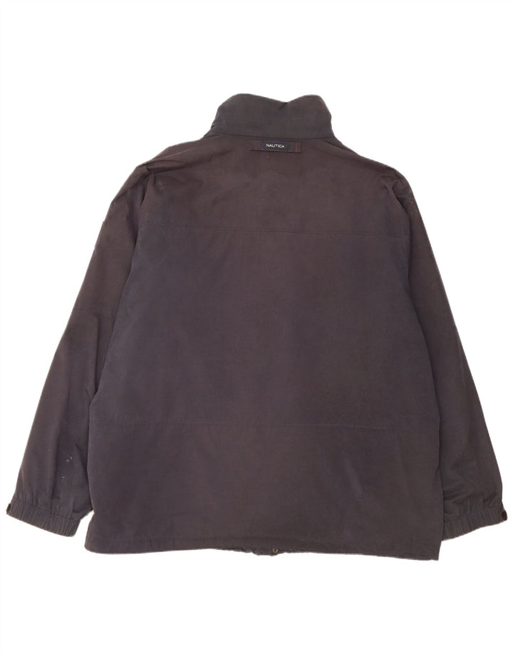 Nautica Herren Windjacke UK 42 XL Schwarz Polyester