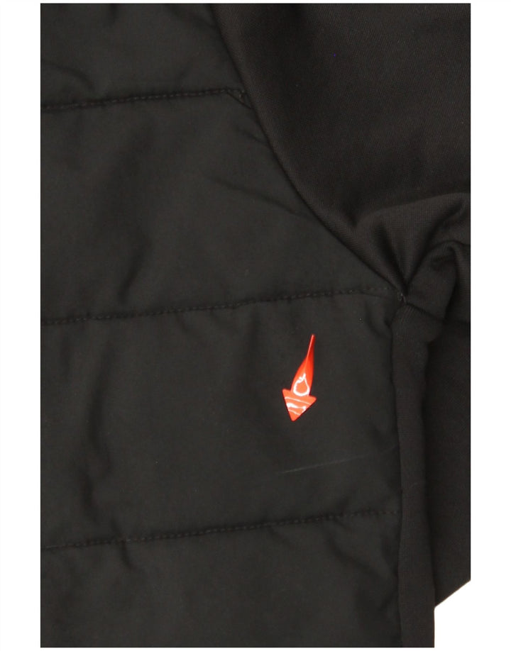 UMBRO Mädchen Ireland Wattierte Jacke, 8–9 Jahre, Größe S, Schwarz, Polyester