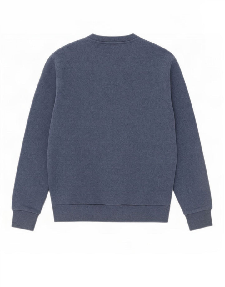 North Sails Herren-Sweatshirt mit Grafik, mittelblaue Baumwolle