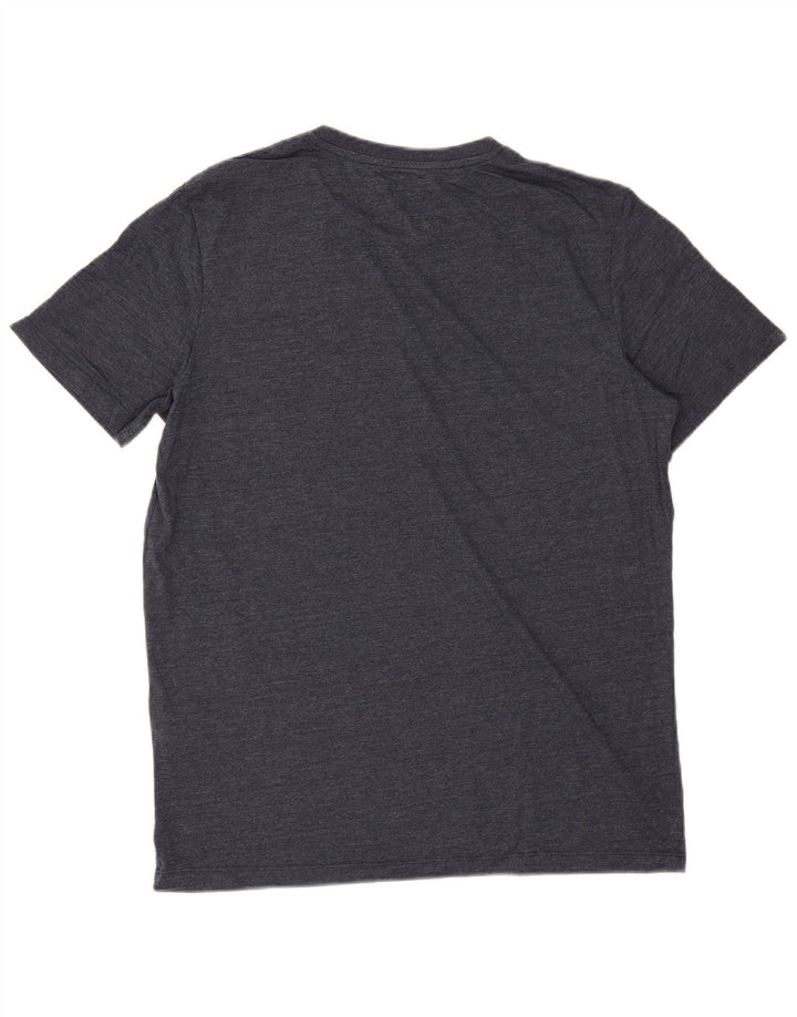 Jack & Jones Herren-T-Shirt-Oberteil aus Baumwolle in mittlerem Marineblau