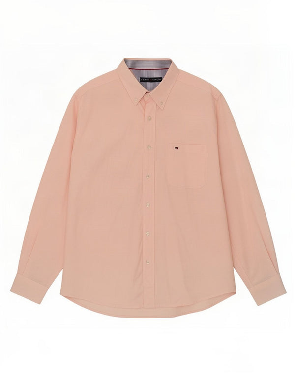 Tommy Hilfiger Mens Shirt XL Pink