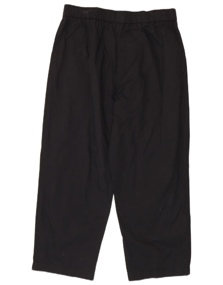 Benetton Damen Gerade Freizeithose W34 L26 Schwarz