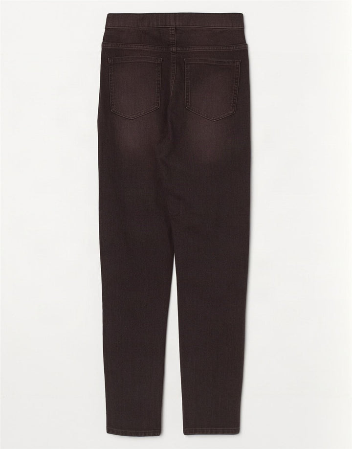 Marks & Spencer Damen Jegging-Jeans UK 12 Medium W28 L28 Graue Baumwolle
