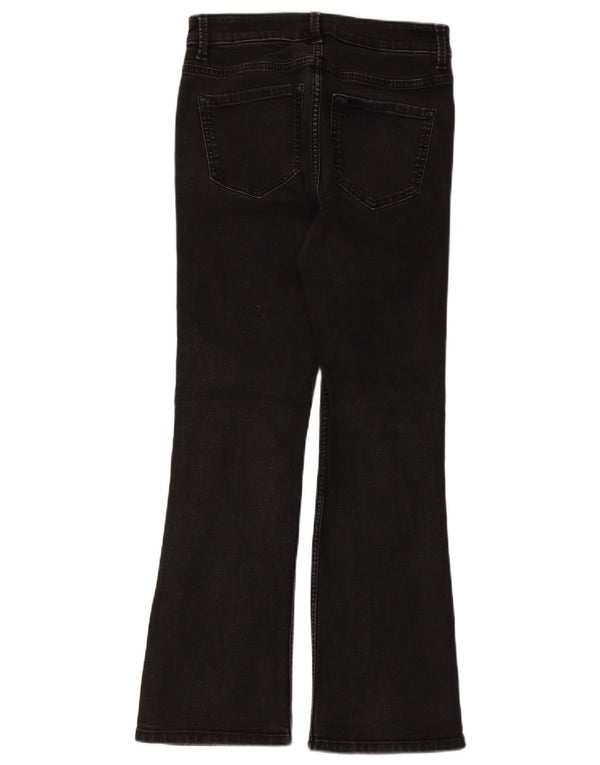 Marks & Spencer Damen The Eva Bootcut Jeans UK 10 Small W28 L27 Schwarz