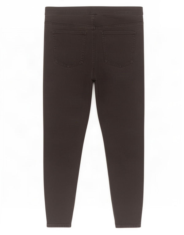 Marks & Spencer Damen Jegging-Jeans UK 16 Large W34 L28 Schwarze Baumwolle