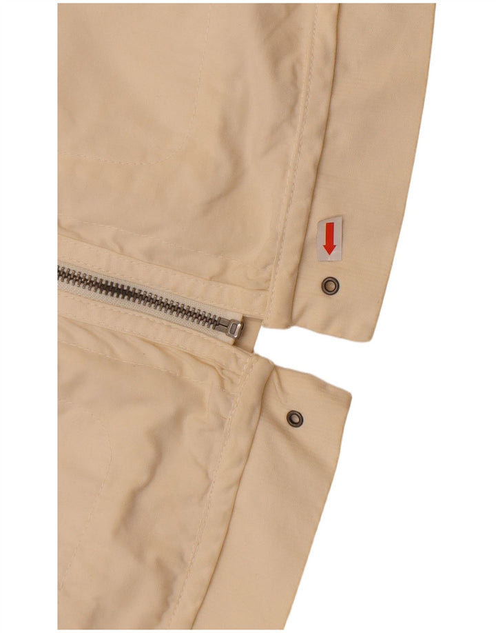 Diesel Damen Bomberjacke UK 18 XL Off White Baumwolle