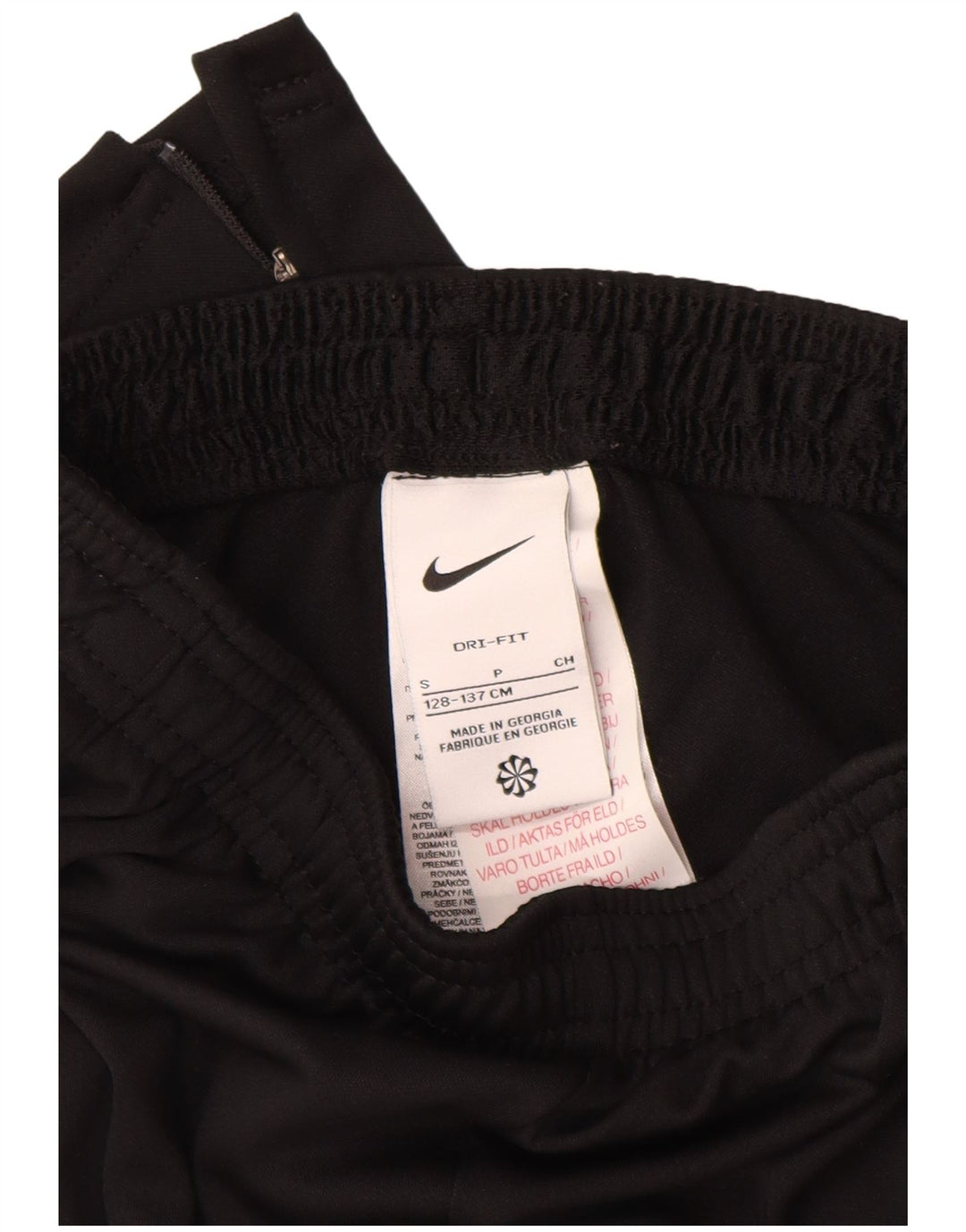 NIKE Jungen-Trainingshose, 8–9 Jahre, Größe S, Schwarz, Polyester