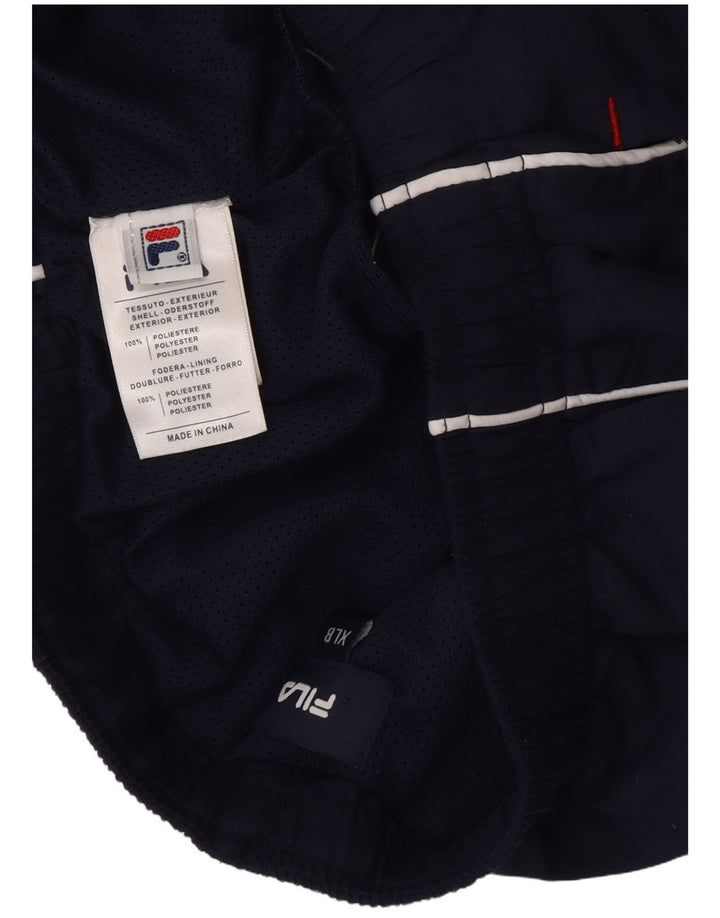 Fila Graphic Sportshorts für Jungen, 13–14 Jahre, XL, Marineblau, Polyester