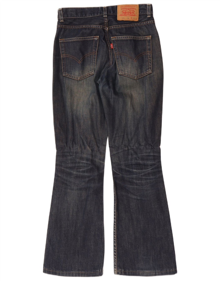 Levi's Damen 525 Bootcut Jeans W29 L30 Marineblau Baumwolle