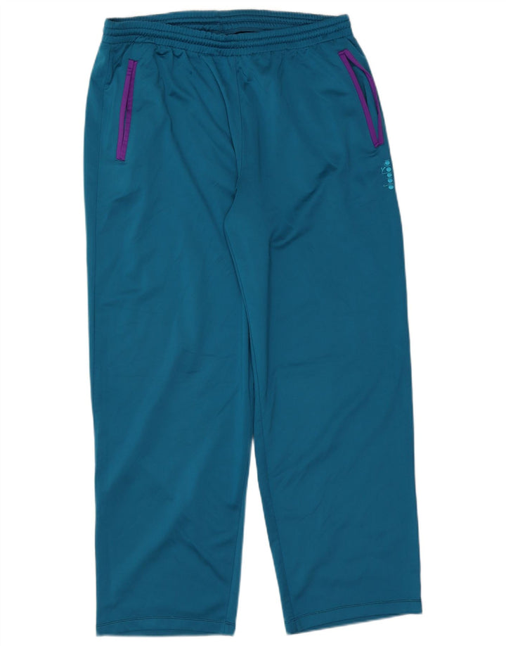 DIADORA Herren-Trainingshose, UK 46, XL, Blau, Polyester