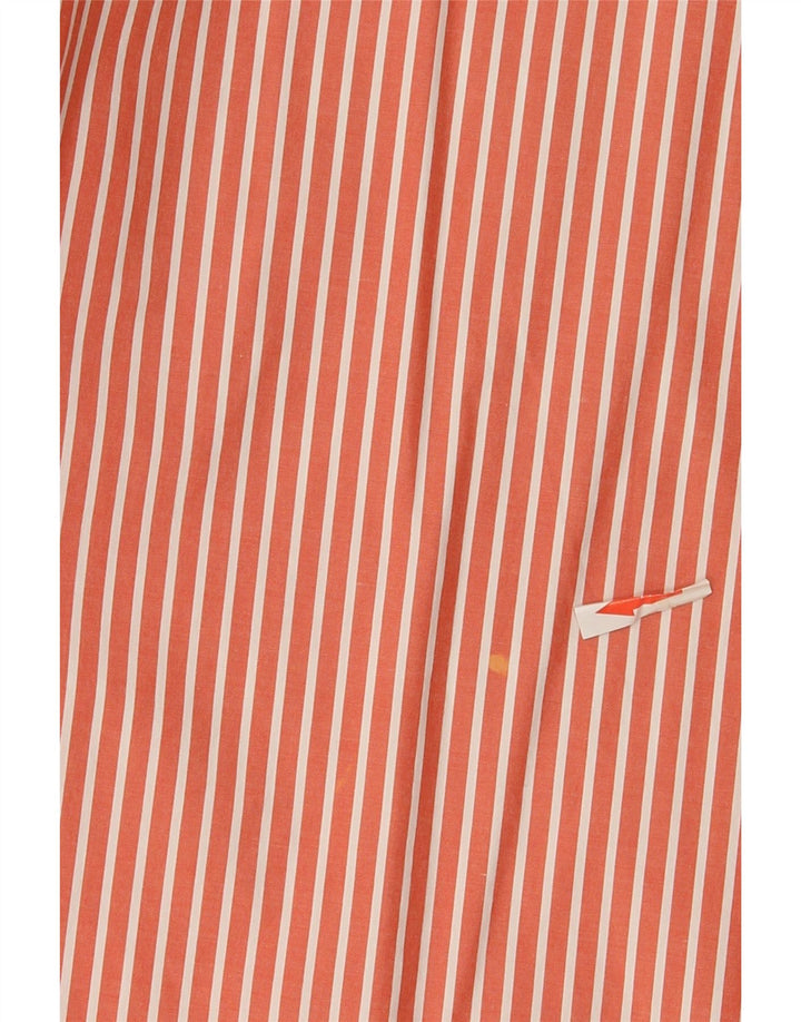 Tommy Hilfiger Herrenhemd Mittelorange Nadelstreifen-Baumwolle