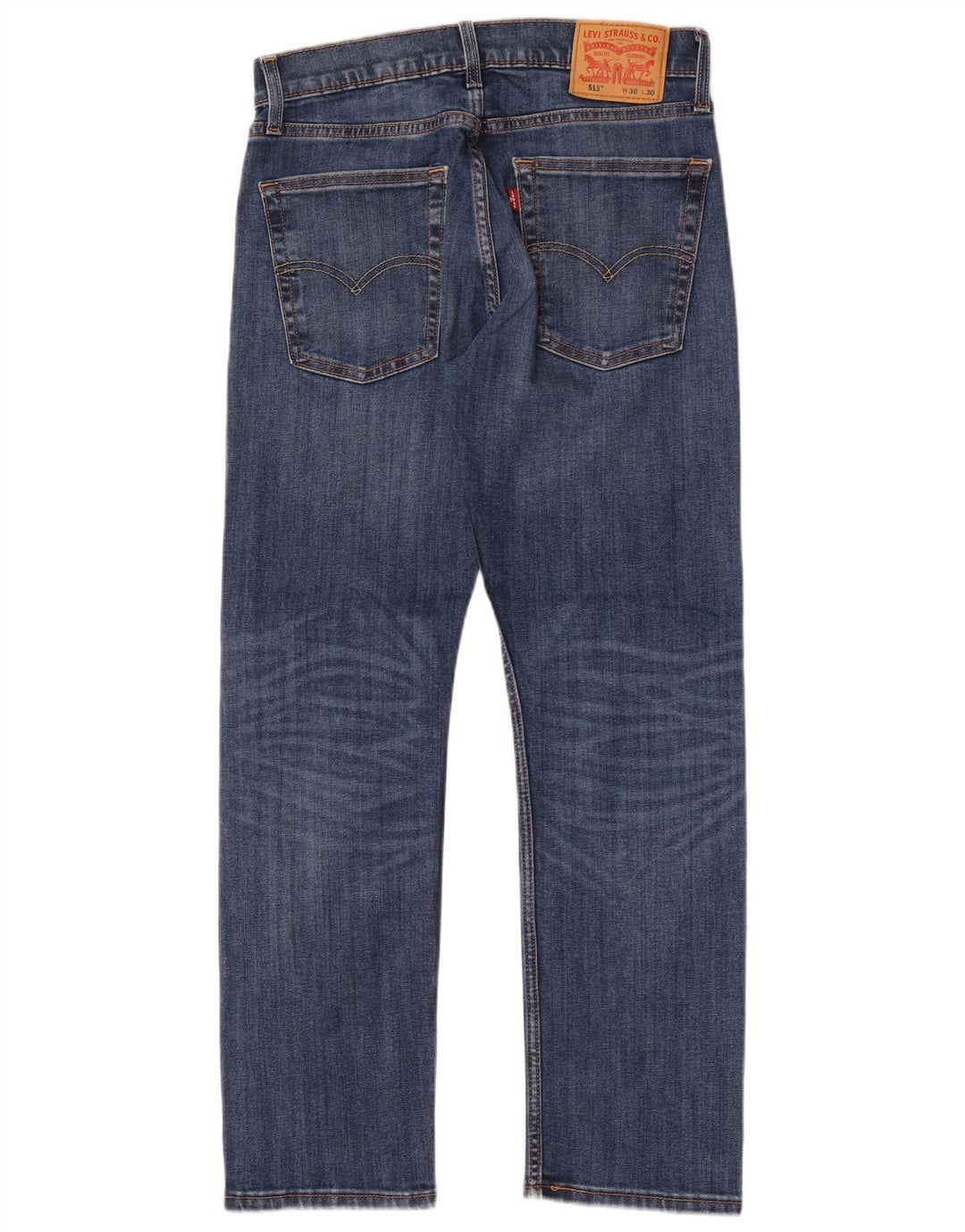 Levi's Herren 513 Slim Jeans W30 L30 Blaue Baumwolle