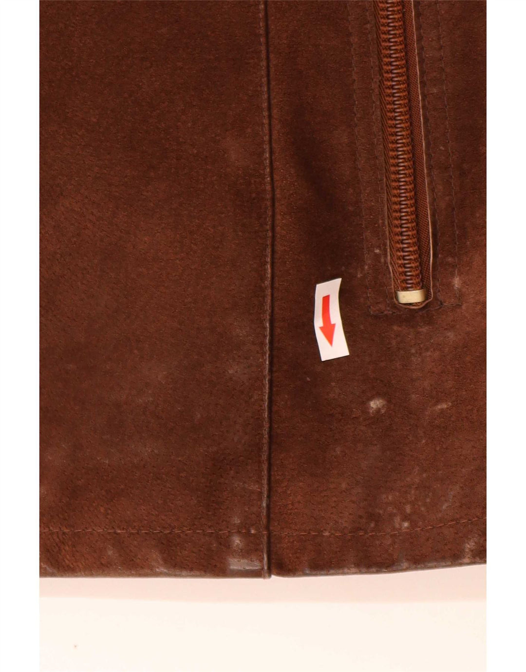 Vintage Herren Wildledermantel EU 50 Großes braunes Leder