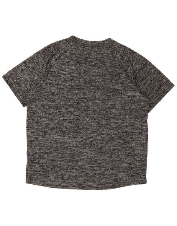 Under Armour Herren T-Shirt Top 2XL Grau geflecktes Polyester
