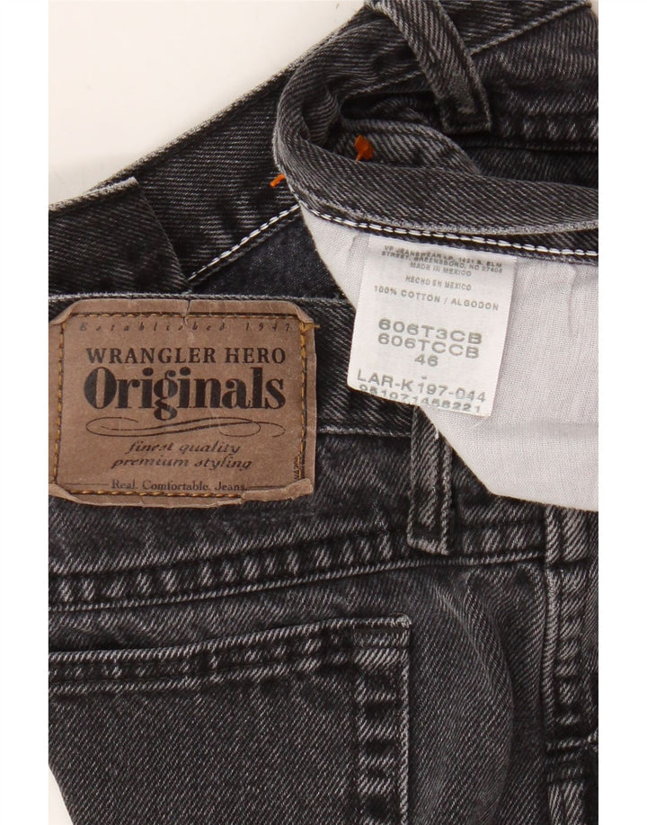 WRANGLER Mens Denim Shorts W46 3XL Grey Cotton Vintage Wrangler and Second-Hand Wrangler from Messina Hembry 