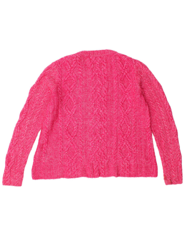 Polo Ralph Lauren Mädchen-Pullover mit Rundhalsausschnitt, 12–13 Jahre, Größe L, Rosa