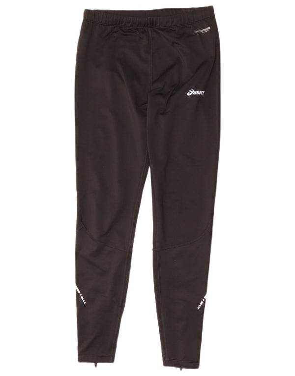 Asics Jungen-Trainingshose, 13–14 Jahre, mittelgroß, schwarzes Polyester