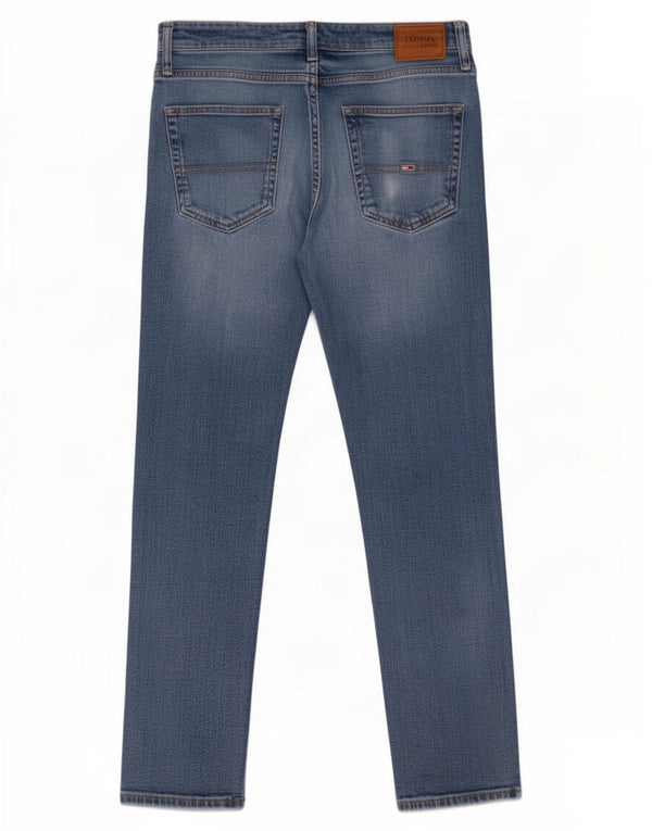 Tommy Hilfiger Womens Slim Jeans W31 L28 Blue Cotton