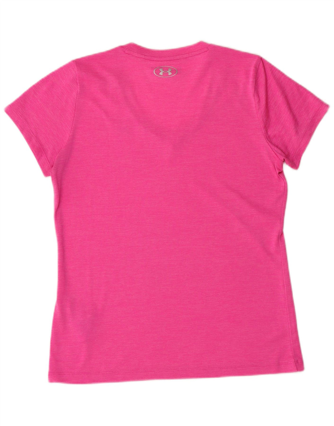 UNDER ARMOUR Damen Heat Gear T-Shirt Top UK 10 Small Pink Polyester