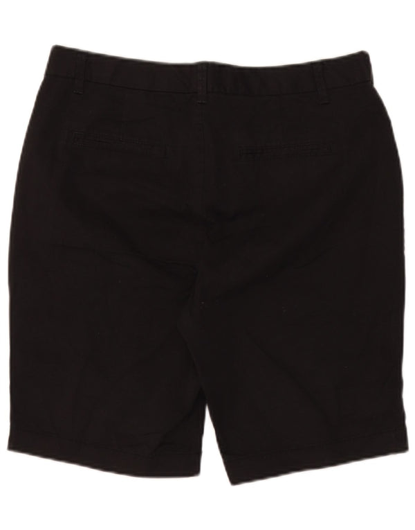 Gap Damen Chinoshorts UK 8 Small W32 Schwarze Baumwolle