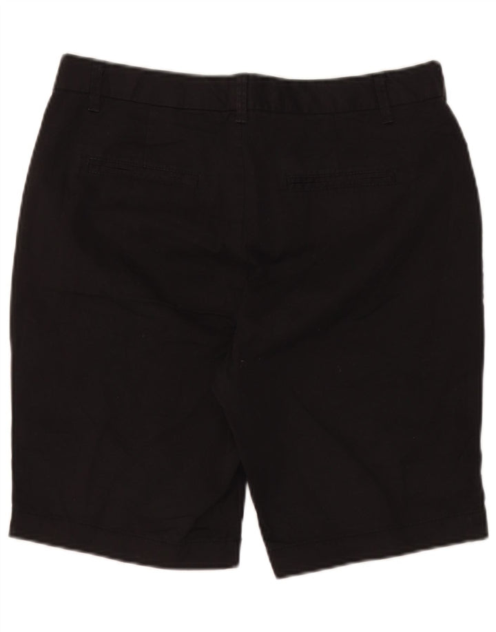 Gap Damen Chinoshorts UK 8 Small W32 Schwarze Baumwolle