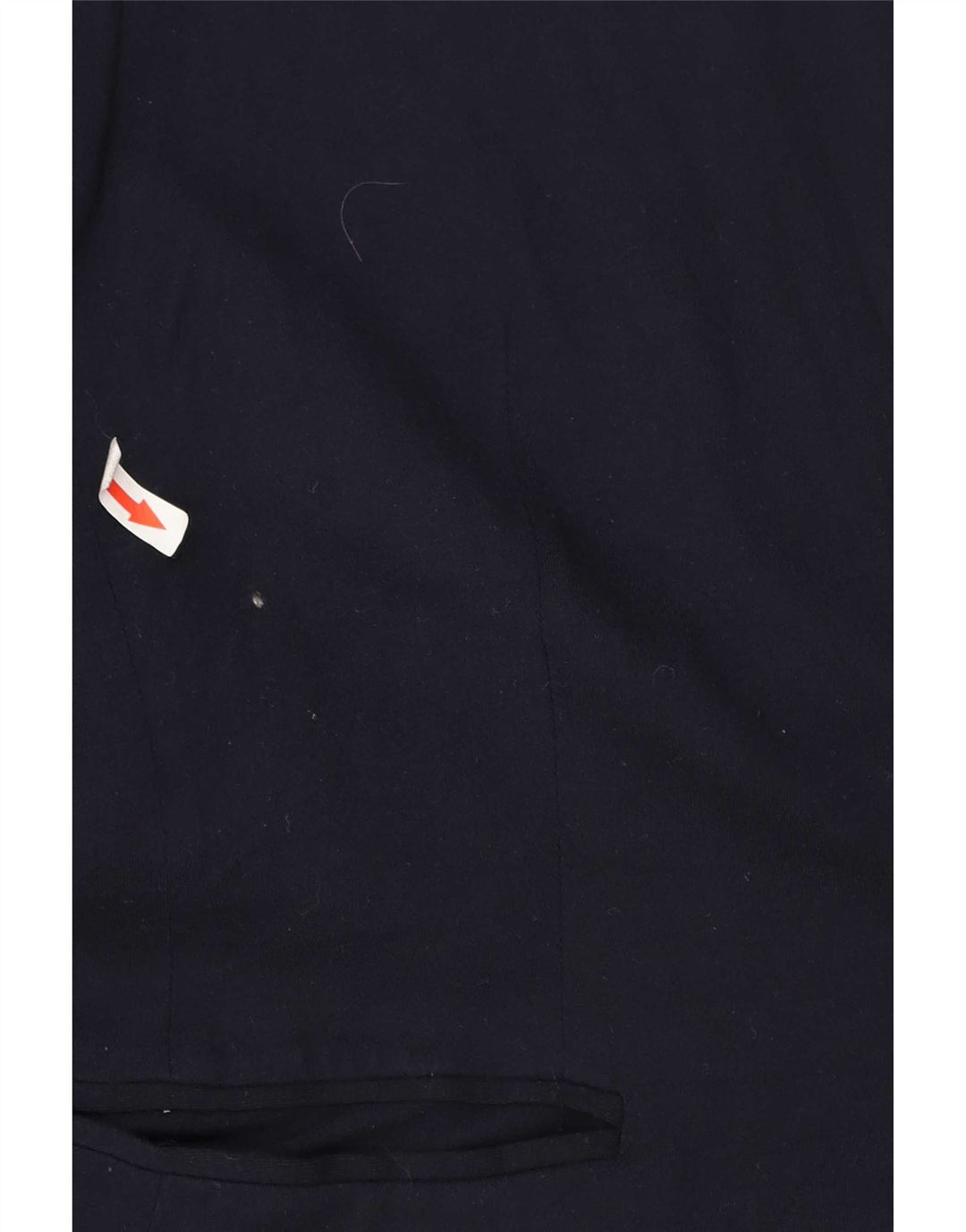 Zara Damen 1-Knopf-Blazerjacke UK 10 Small Marineblau Acetat